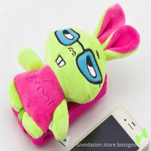 Unique super rabbit plush case for iPhone 5, made of super soft plush